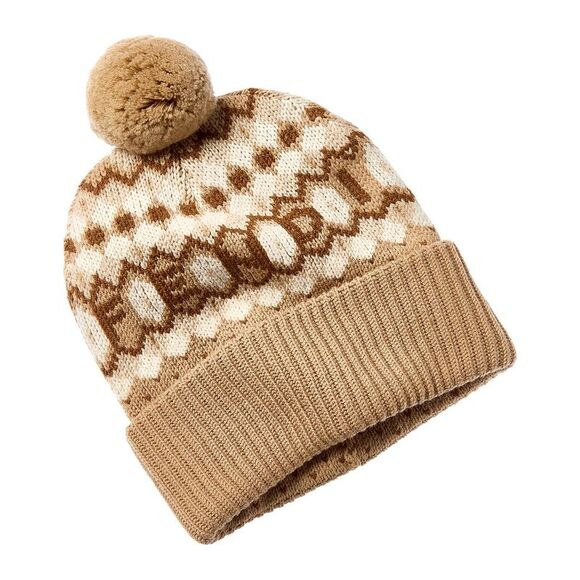 Fendi Wool Beanie White